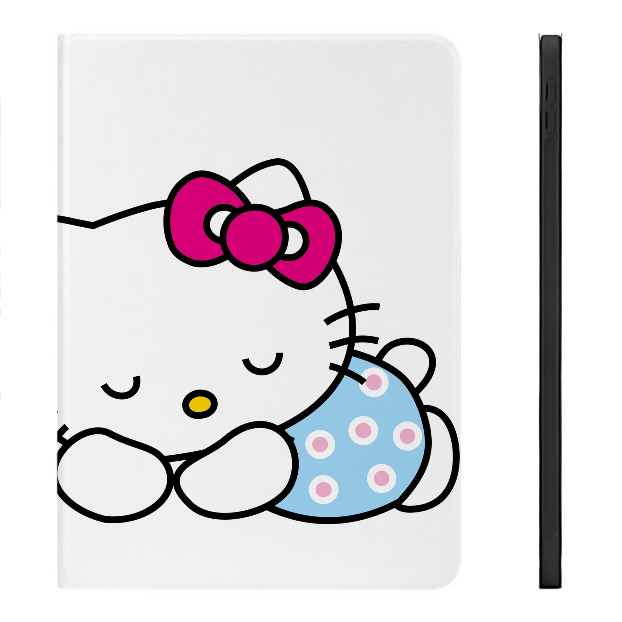（画像用） Hello Kitty ハローキティ IPadケース ペンホルダー付き ブックスタイルデザイン